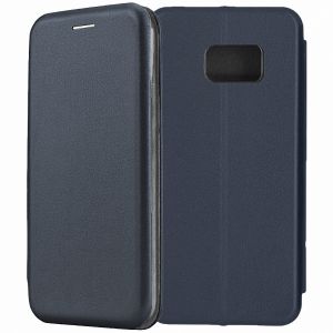 Чехол-книжка для Samsung Galaxy S7 G930 (темно-синий) Fashion Case