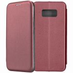 Чехол-книжка для Samsung Galaxy S8+ G955 (темно-красный) Fashion Case