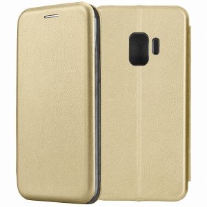 Чехол-книжка для Samsung Galaxy S9 G960 (золотистый) Fashion Case