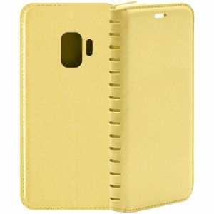 Чехол-книжка для Samsung Galaxy S9 G960 (золотистый) Book Case