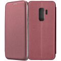 Чехол-книжка для Samsung Galaxy S9+ G965 (темно-красный) Fashion Case