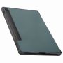 Темно-зеленый кожаный чехол-книга на планшет Samsung Galaxy Tab S7