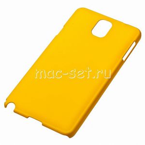 Чехол-накладка пластиковый для Samsung Galaxy Note 3 N900 (желтый)