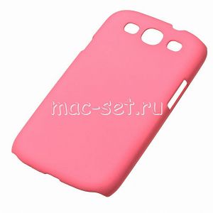 Чехол-накладка пластиковый для Samsung Galaxy S3 I9300 (розовый)