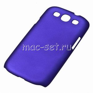 Чехол-накладка пластиковый для Samsung Galaxy S3 I9300 (синий)