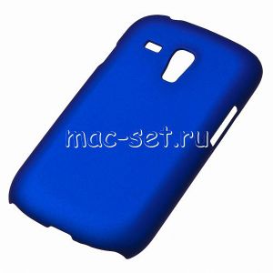 Чехол-накладка пластиковый для Samsung Galaxy S3 mini I8190 (синий)
