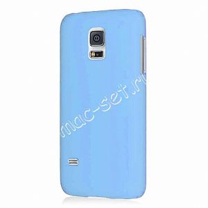 Чехол-накладка пластиковый для Samsung Galaxy S5 G900 (голубой)