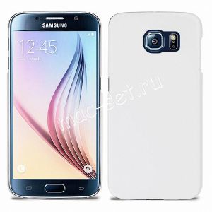 Чехол-накладка пластиковый для Samsung Galaxy S6 G920F (белый)