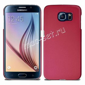 Чехол-накладка пластиковый для Samsung Galaxy S6 G920F (бордовый)