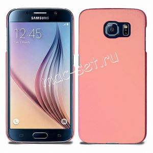 Чехол-накладка пластиковый для Samsung Galaxy S6 G920F (розовый)