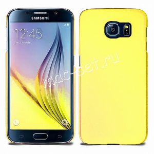 Чехол-накладка пластиковый для Samsung Galaxy S6 G920F (желтый)