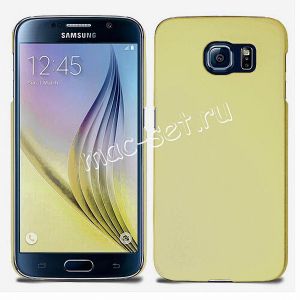 Чехол-накладка пластиковый для Samsung Galaxy S6 G920F (золотистый)