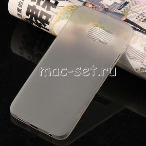 Чехол-накладка пластиковый для Samsung Galaxy S6 edge G925F ультратонкий (серый)