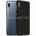 Чехол-накладка силиконовый для Samsung Galaxy A10 A105 (черный 1.2мм)