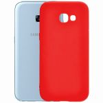 Чехол-накладка силиконовый для Samsung Galaxy A3 (2017) A320 (красный) MatteCover