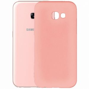 Чехол-накладка силиконовый для Samsung Galaxy A3 (2017) A320 (розовый) MatteCover