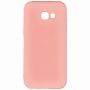 Розовый силиконовый чехол на Samsung Galaxy A3 2017 A320F