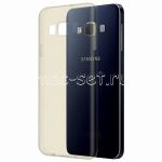 Чехол-накладка силиконовый для Samsung Galaxy A3 A300 (серый 0.5мм)