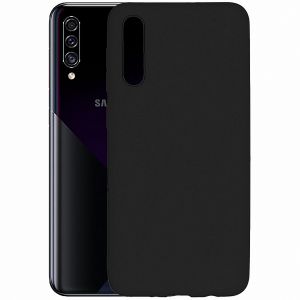 Чехол-накладка силиконовый для Samsung Galaxy A30s A307 (черный) MatteCover