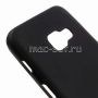 Чехол-накладка силиконовый для Samsung Galaxy A3 (2017) A320 (черный 1.2мм)