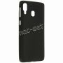 Черный матовый чехол на Самсунг А40