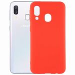Чехол-накладка силиконовый для Samsung Galaxy A40 A405 (красный) MatteCover