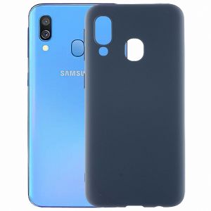 Чехол-накладка силиконовый для Samsung Galaxy A40 A405 (синий) MatteCover