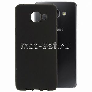 Чехол-накладка силиконовый для Samsung Galaxy A5 (2016) A510 (черный 1.2мм)