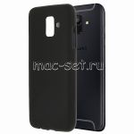 Чехол-накладка силиконовый для Samsung Galaxy A6 (2018) A600 (черный 1.2мм)