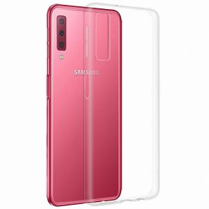 Чехол-накладка силиконовый для Samsung Galaxy A7 (2018) A750 (прозрачный 1.0мм)