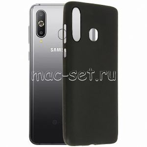 Чехол-накладка силиконовый для Samsung Galaxy A8s G887 (черный 1.2мм)