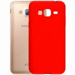 Чехол-накладка силиконовый для Samsung Galaxy J3 (2016) J320 (красный) MatteCover