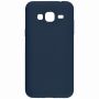 Синий силиконовый чехол-накладка на Samsung Galaxy J3 2016 SM-J320F