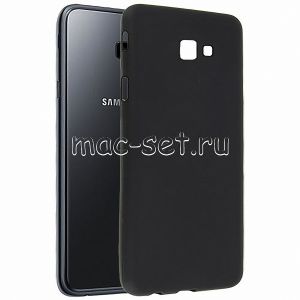Чехол-накладка силиконовый для Samsung Galaxy J4+ J415 (черный 1.2мм)