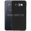 Чехол-накладка силиконовый для Samsung Galaxy J7 (2016) J710 (черный 1.2мм)