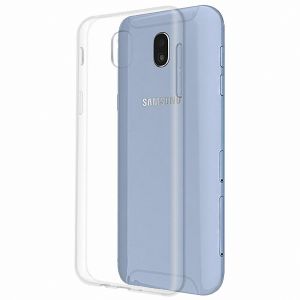 Чехол-накладка силиконовый для Samsung Galaxy J7 (2017) J730 (прозрачный 1.0мм)