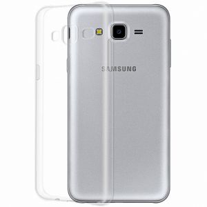 Чехол-накладка силиконовый для Samsung Galaxy J7 Neo J701 (прозрачный 1.0мм)