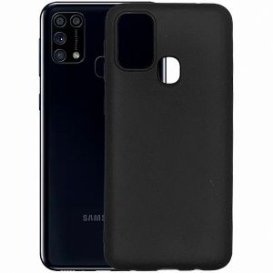 Чехол-накладка силиконовый для Samsung Galaxy M31 M315 (черный) MatteCover