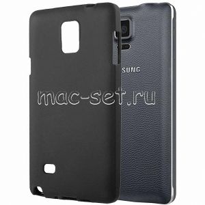 Чехол-накладка силиконовый для Samsung Galaxy Note 4 N910 (черный 1.2мм)