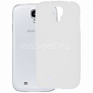 Чехол-накладка силиконовый для Samsung Galaxy S4 I9500 (белый 0.8мм)