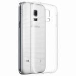 Чехол-накладка силиконовый для Samsung Galaxy S5 mini G800 (прозрачный 1.0мм)