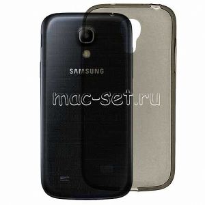 Чехол-накладка силиконовый для Samsung Galaxy S4 mini I9190 / I9192 / I9195 (серый 0.5мм)