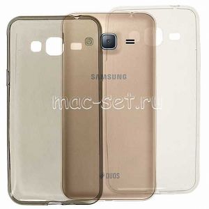 Чехол-накладка силиконовый для Samsung Galaxy J3 (2016) J320 ультратонкий