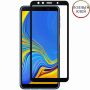 Защитное стекло для Samsung Galaxy A7 (2018) A750 [клеится на весь экран] 10D (черное)