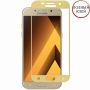 Защитное стекло для Samsung Galaxy A5 (2017) A520 [клеится на весь экран] 21D (золотое)