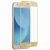 Защитное стекло 3D для Samsung Galaxy J3 (2017) J330 [изогнутое на весь экран] (золотистое)