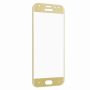 Защитное стекло 3D для Samsung Galaxy J3 (2017) J330 [изогнутое на весь экран] (золотистое)