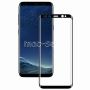 Защитное стекло 3D для Samsung Galaxy S8+ G955 [изогнутое клеится на весь экран] (черное)