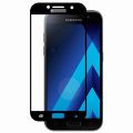 Защитное стекло для Samsung Galaxy A3 (2017) A320 [на весь экран] (черное)