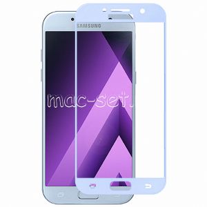 Защитное стекло для Samsung Galaxy A5 (2017) A520 [на весь экран] Red Line (голубое)